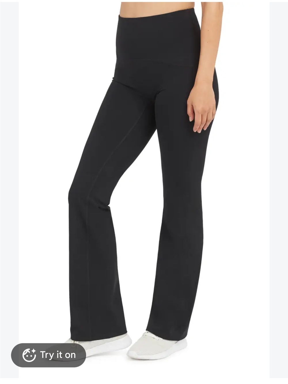 Spanx booty boost flare pants size large